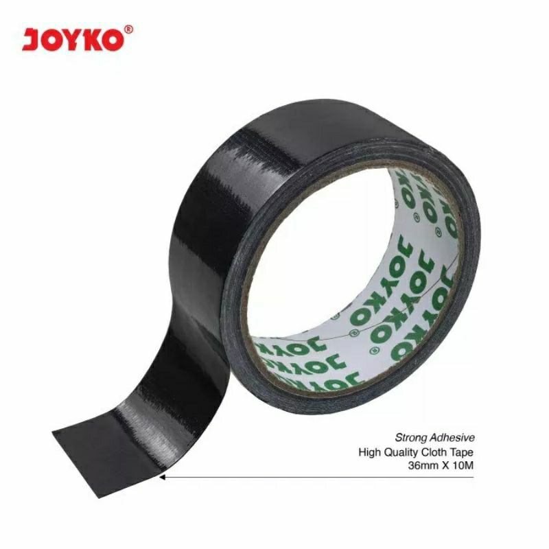 Jual Lakban Kain Kertas Warna Hitam Joyko Cloth Tape Mm Meter