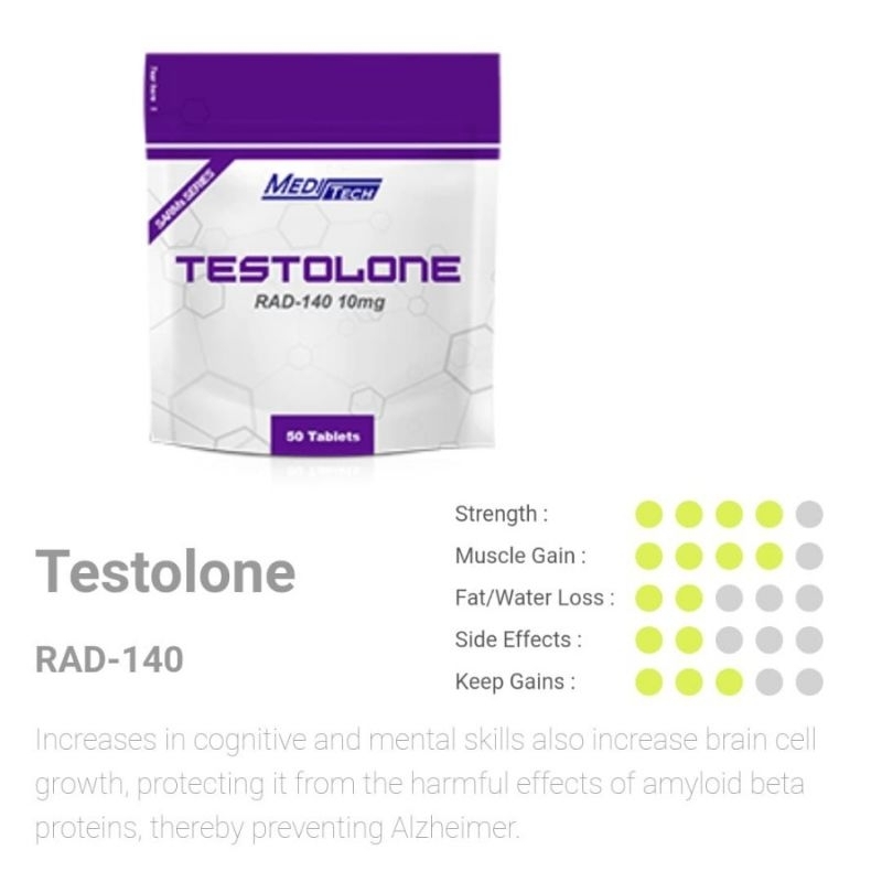 Jual Testolone Meditech Testolone 50 Tablet 10mg Sarms Testolone Rad 140 Sarm Testolone Rad140 3677