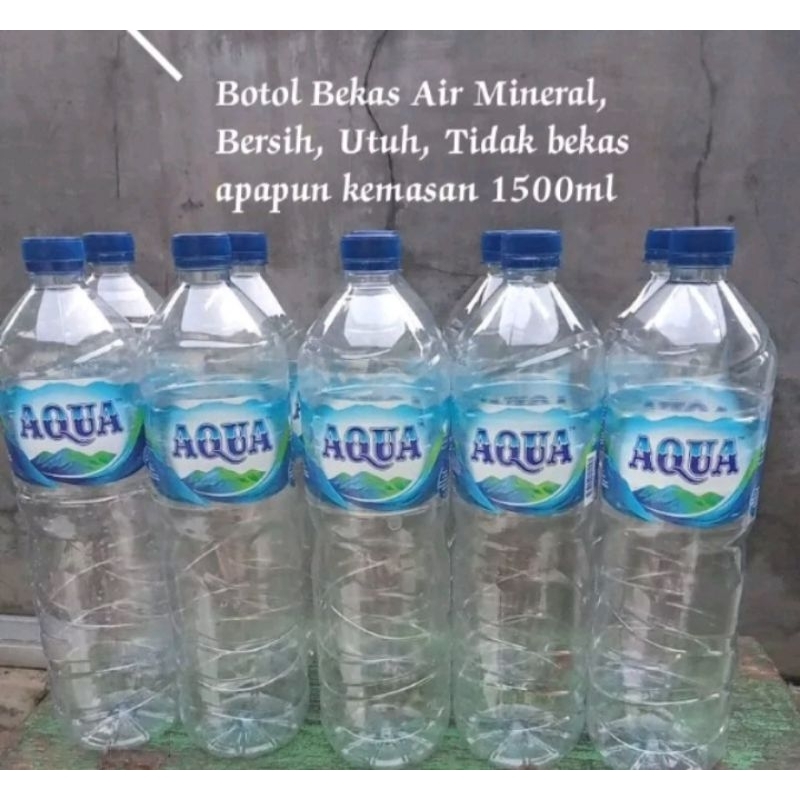 Jual Botol Aqua 1,5 Ltr Bekas | Shopee Indonesia