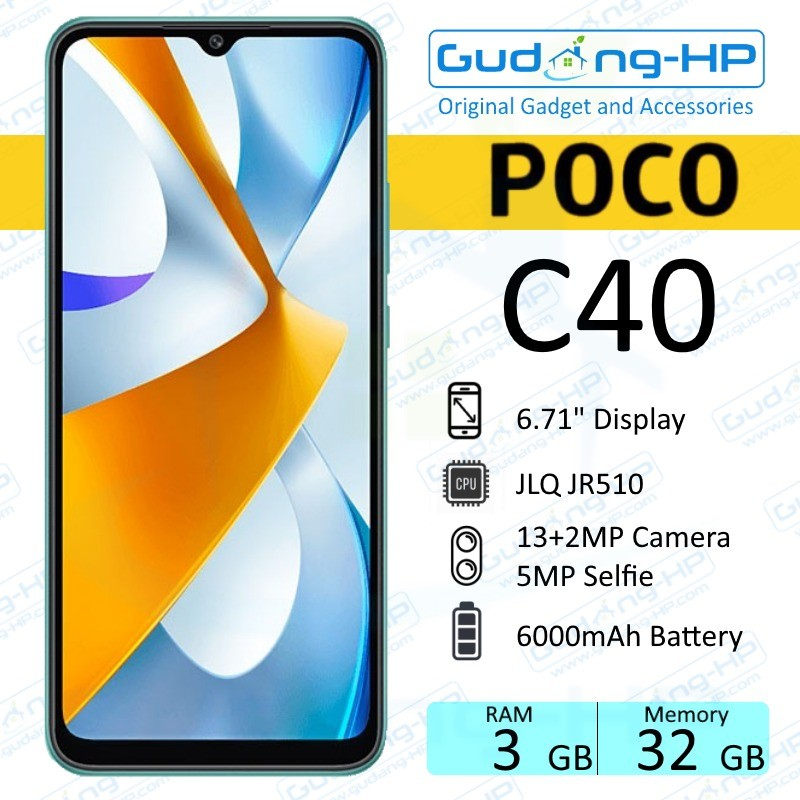 Jual Xiaomi Poco C40 3/32 GB Garansi Resmi | Shopee Indonesia