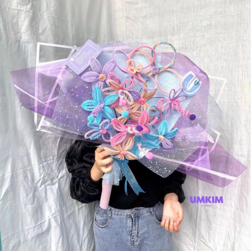 Jual Sopia Bouquet Pipe Cleaner Flowers (Light) | Shopee Indonesia