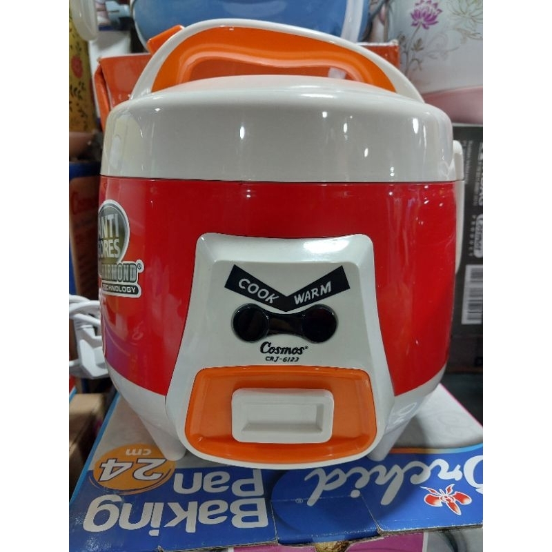 Jual Rice Cooker Cosmos Harmond Panci Anti Gores CRJ6123 Kapasitas 0,6