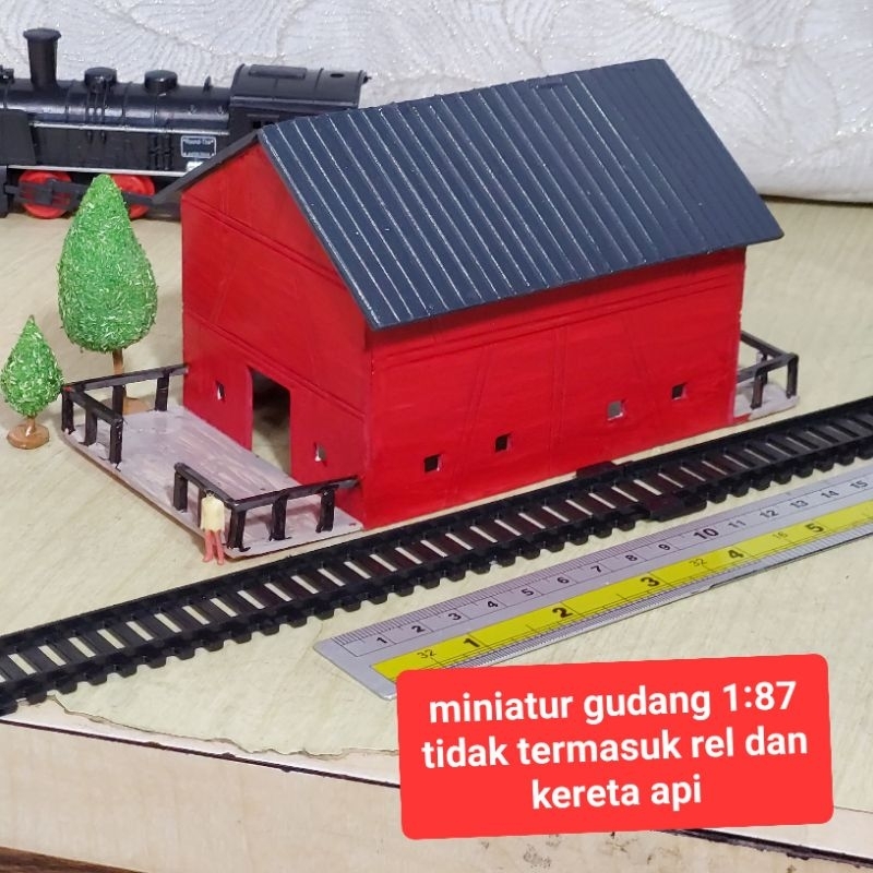 Jual Miniatur Palang Kereta Api Diorama Skala Scala 1 : 87 Maket Rumah ...