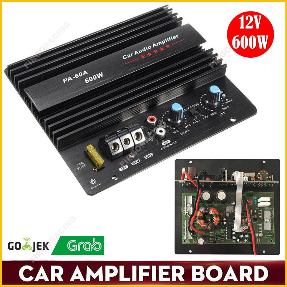 Jual Kit Power Ampli Subwoofer Mono Car Audio Amplifier Board Bass 600W