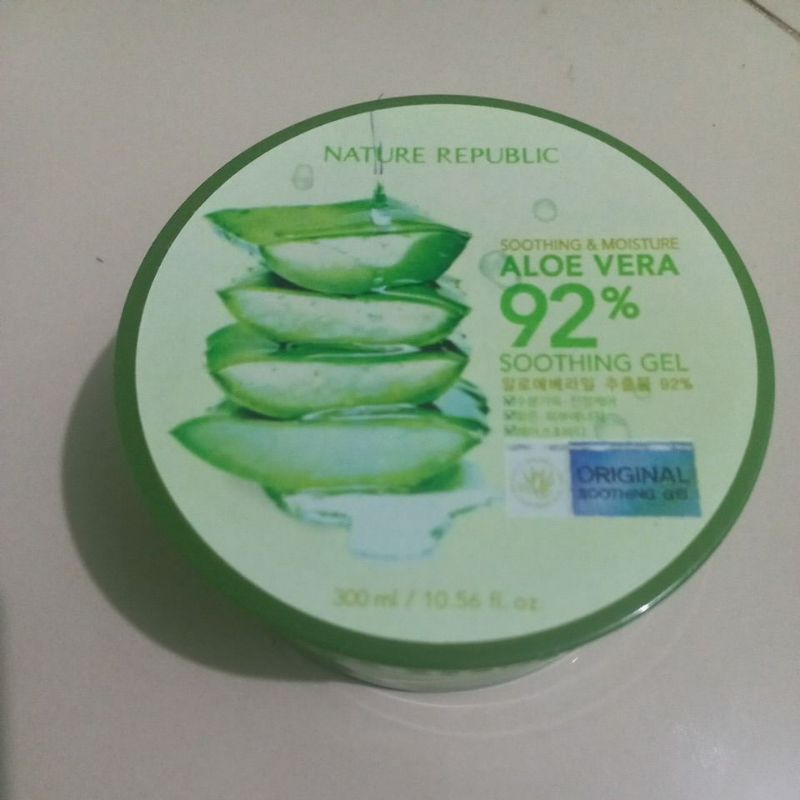 Jual nature republik aloe vera 92 soothing gel 300ml Shopee Indonesia