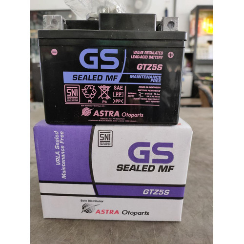 Jual Aki motor Beat | aki motor GS GTZ5s | Aki Motor GS Original astra