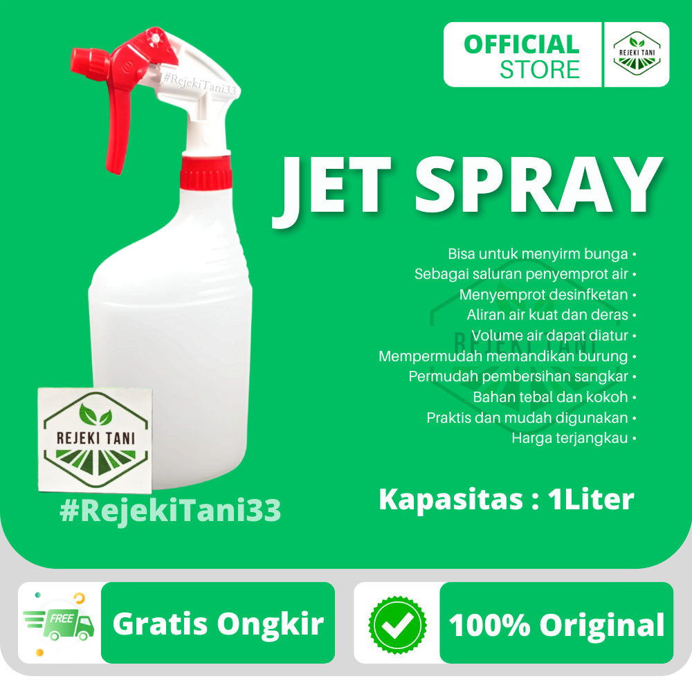 Jual Alat Semprotan Sprayer Botol Jetspray Liter Semprot Burung Hewan Tanaman Bunga Jet Spray