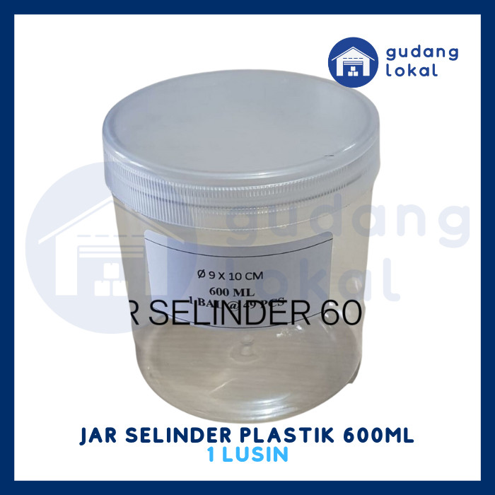 Jual Jar Selinder Plastik 600Ml Isi 12 Pcs | Shopee Indonesia
