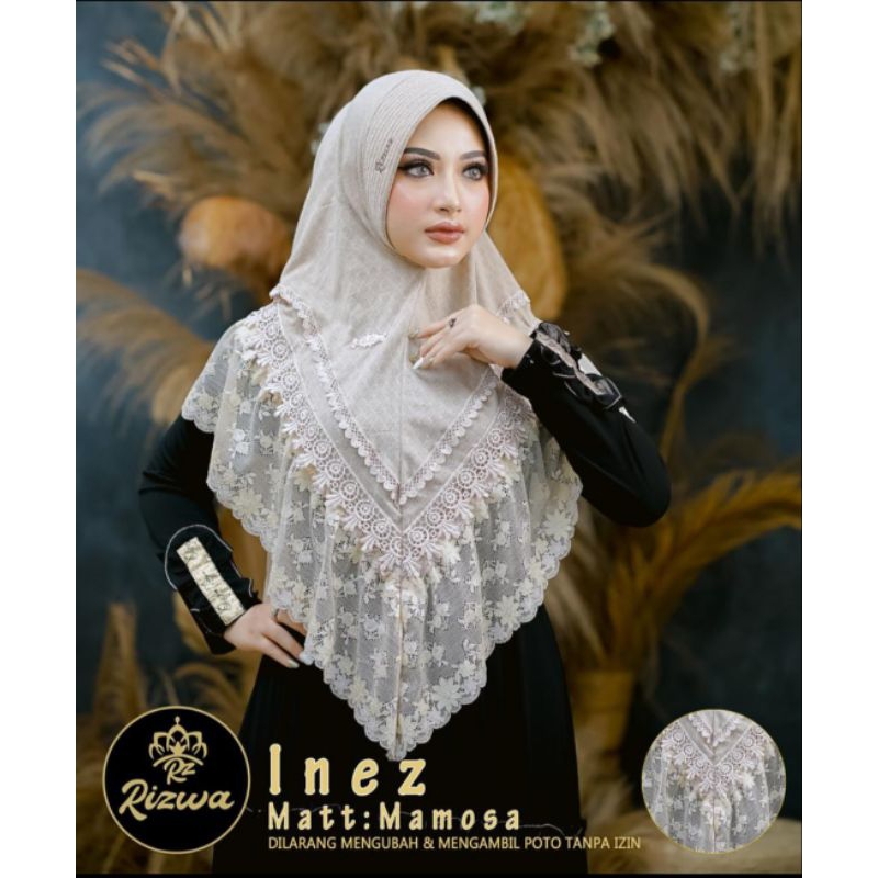 Jual jilbab Inez rizwa/hijab instan rizwa/jilbab rizwa terbaru | Shopee ...