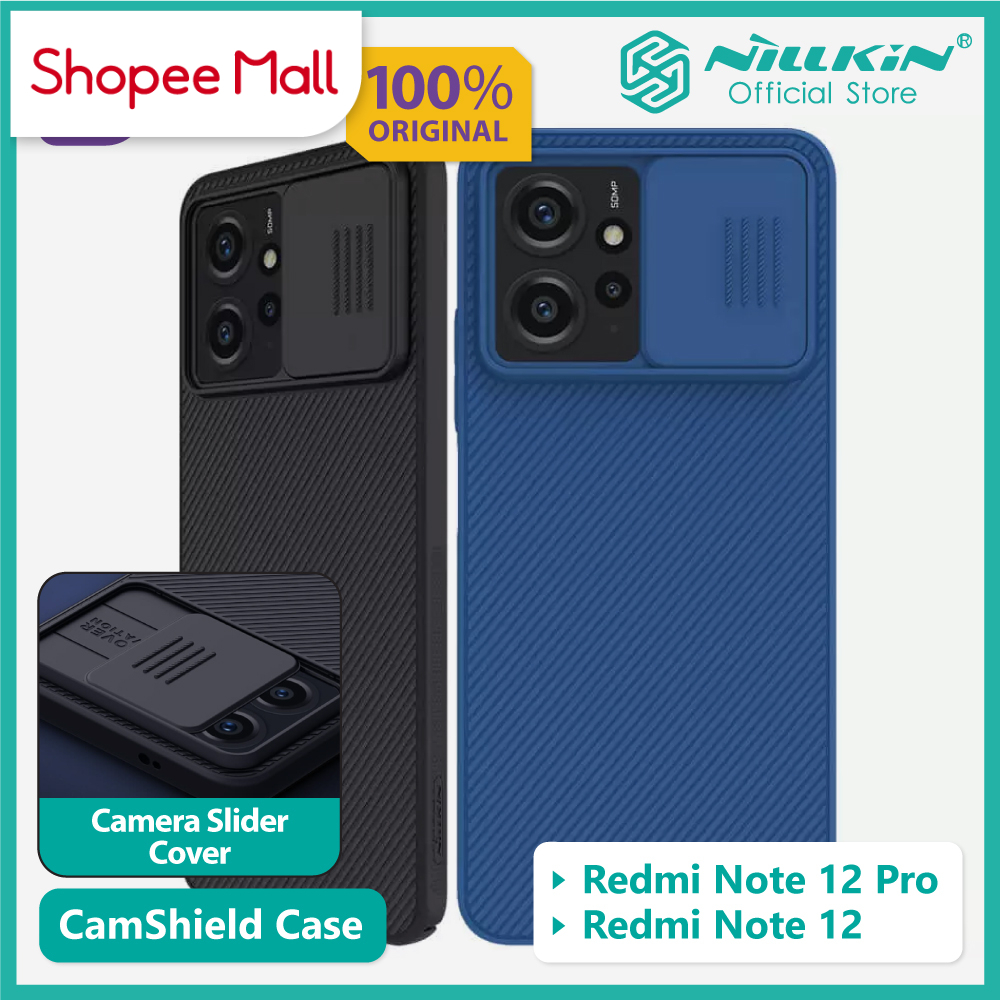 Jual Case Xiaomi Redmi Note 12 Note 12 Pro Nillkin Camshield Camera Cover Slide Casing 7795