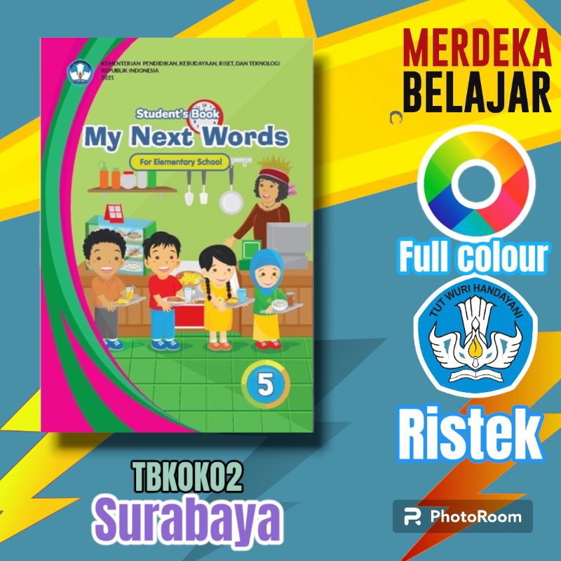 Jual BUKU BAHASA INGGRIS SD KELAS 5 MY NEXT WORDS KURIKULUM MERDEKA ...