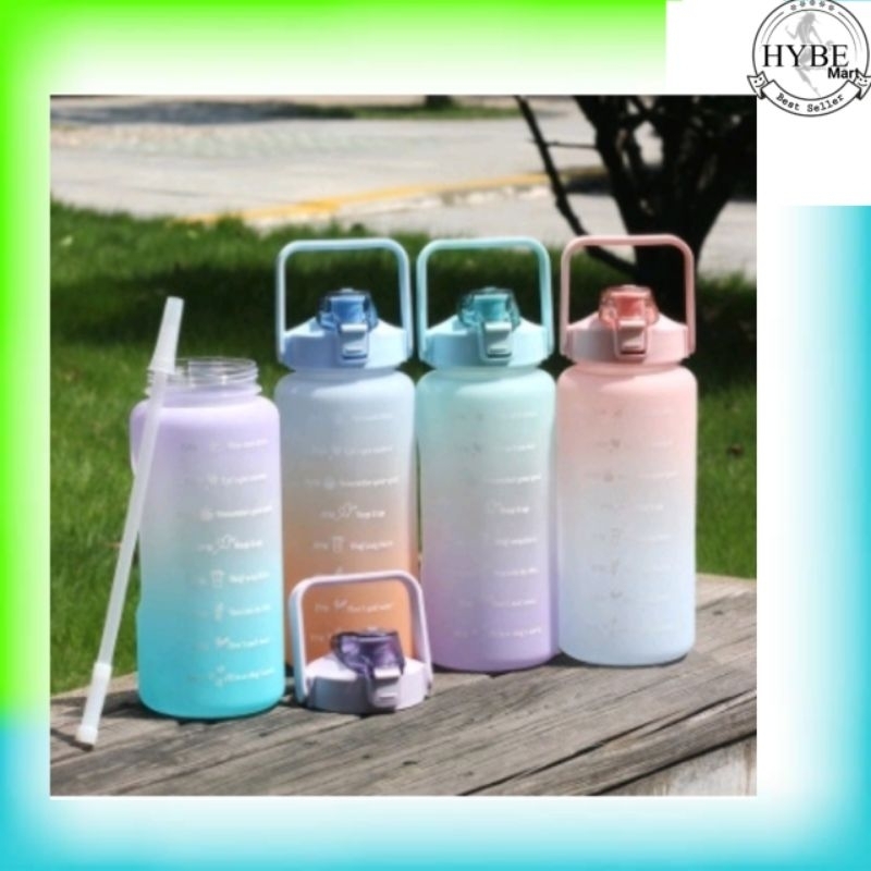 Jual HBM-Botol Minum Bottled RDE 2Liter Viral/Botol Minum Jumbo/Botol ...
