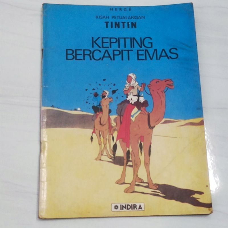 Jual Komik Eropa Lebar Kisah Petualangan Tintin Kepiting Bercapit