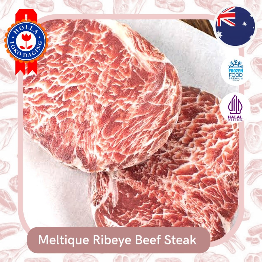 Jual Ribeye Steak Meltique Gram Ribeye Wagyu Beef Steak Aus Halal Ribeye Steak Shopee