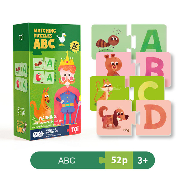 Jual Toi Matching Puzzles ABC / Huruf Permainan Mencocokkan Teka-teki ...