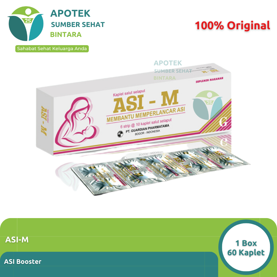 Jual ASI-M Asi Booster 1 Box 60 Kaplet | Shopee Indonesia