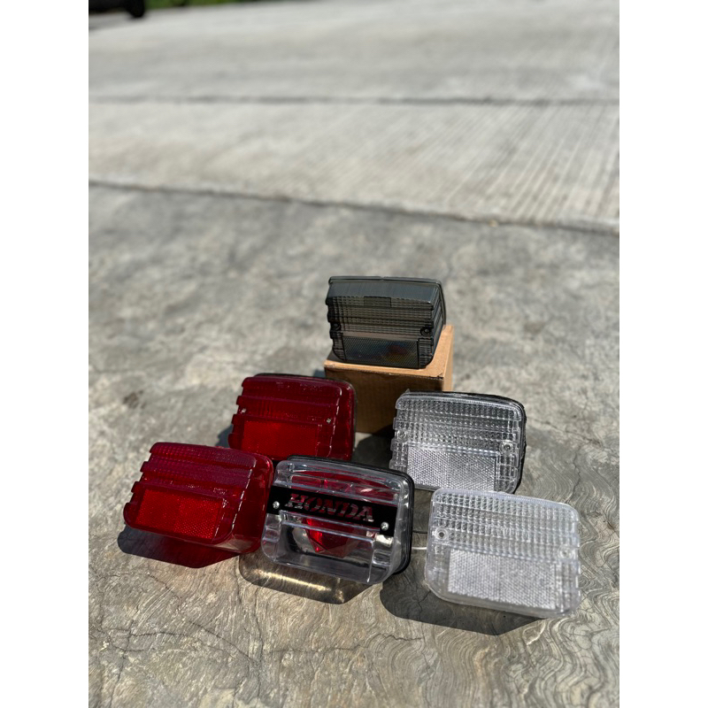 Jual STOPAN GL 100 STOPLAMP BELAKANG GL 100 MERAH PUTIH HITAM MIKA ...