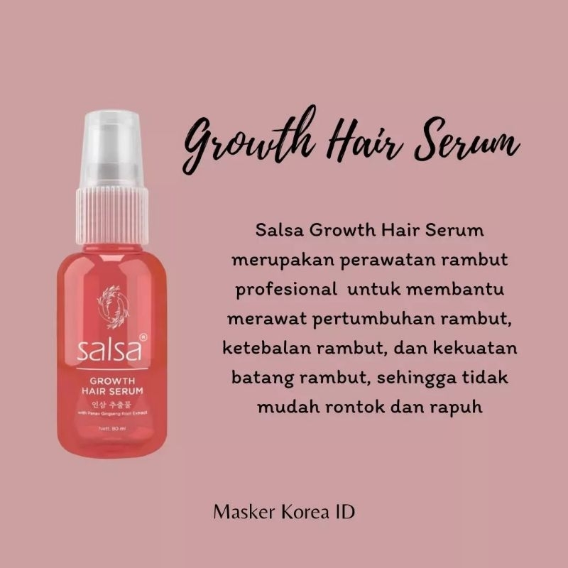 Jual salsa hair serum 80 ml vitamin rambut | Shopee Indonesia