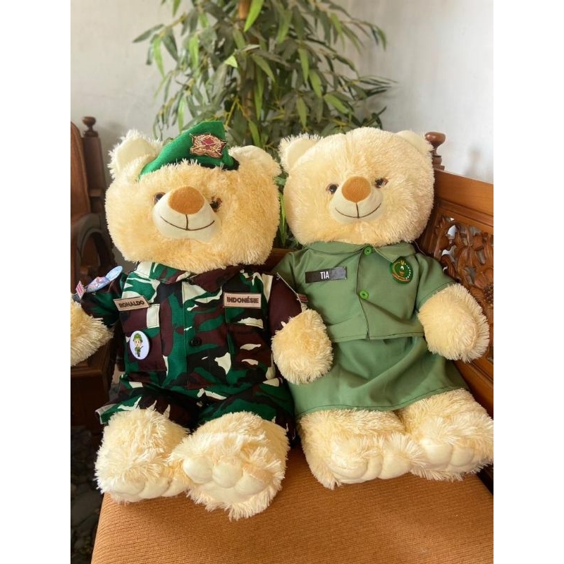 Jual boneka profesi Tni-polri ukuran 30cm | Shopee Indonesia