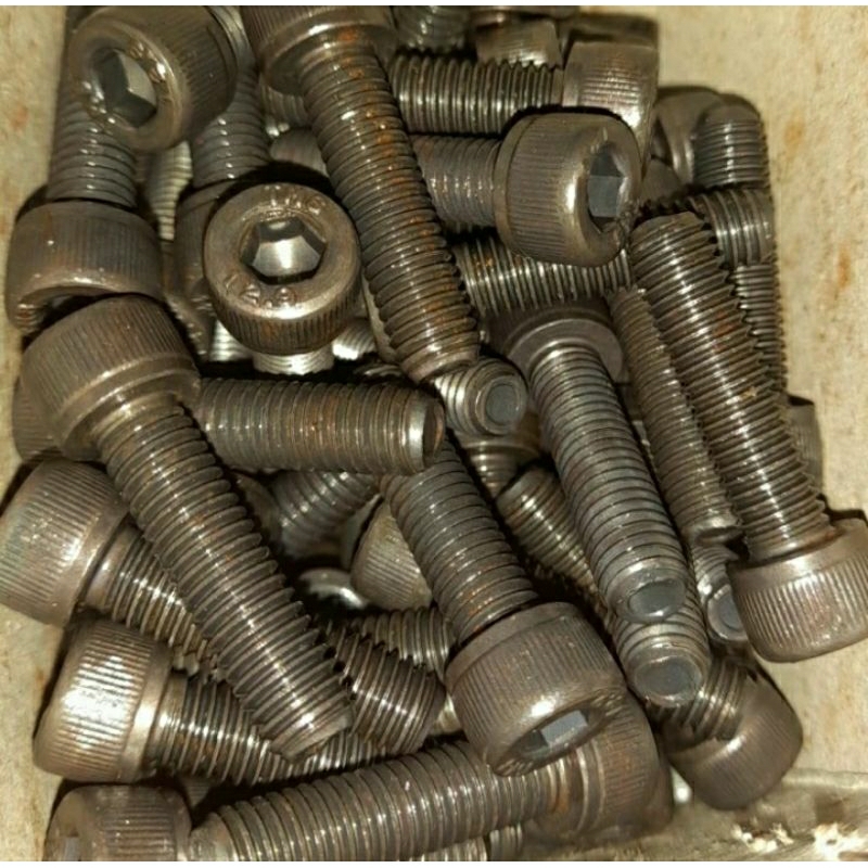 Jual Baut L M6x15 Baut L Baja Hitam Full drat ukuran baut 10 | Shopee ...