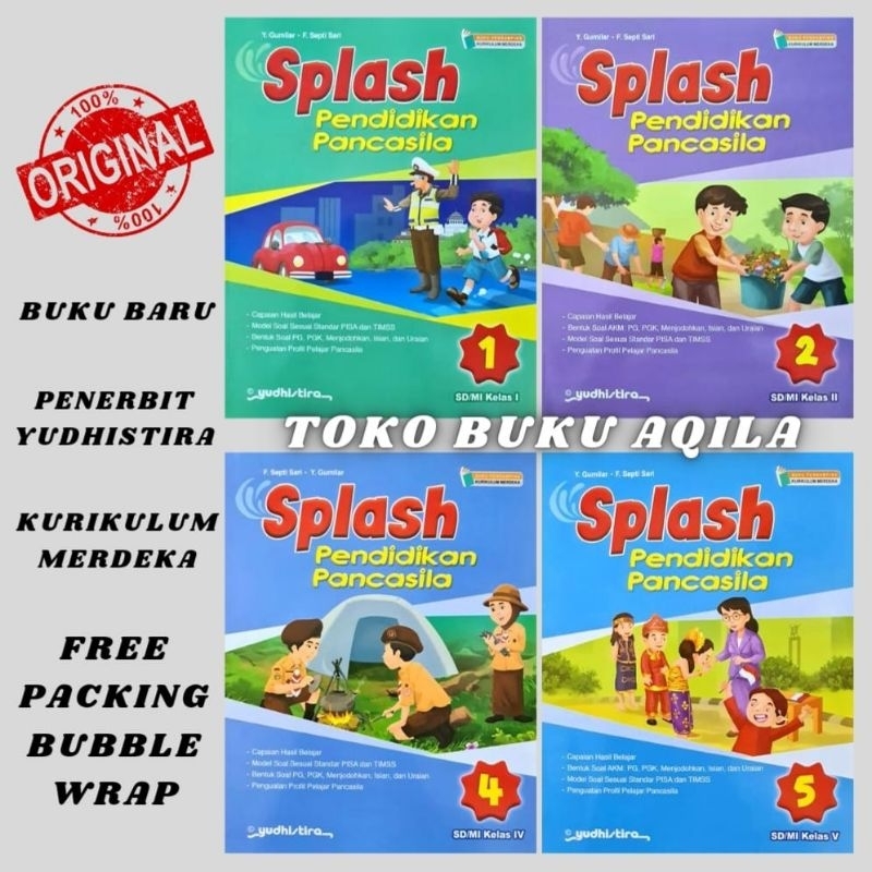 Jual Buku Splash Pendidikan Pancasila Kelas Sd Mi Yudhistira