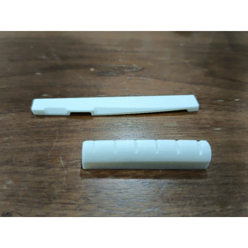 Jual Sepasang Saddle Nut Akustik Tulang Sapi Australia Asli Gitar ...