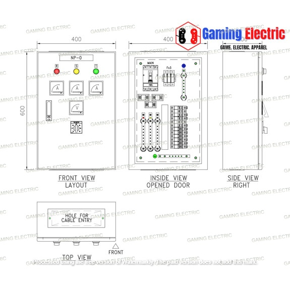 Jual Panel Instalasi Listrik 3 PhasE 33 KVA | Shopee Indonesia