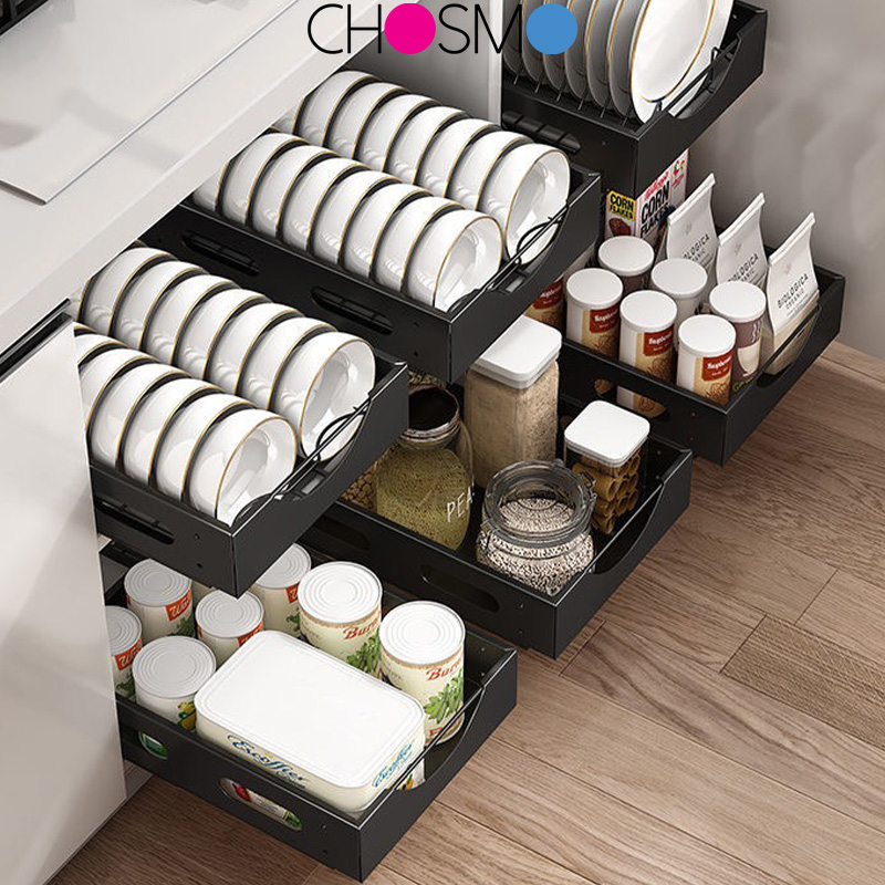 Jual Rak Piring untuk Kabinet Tarik keluar Rak Penyimpanan Rak Piring