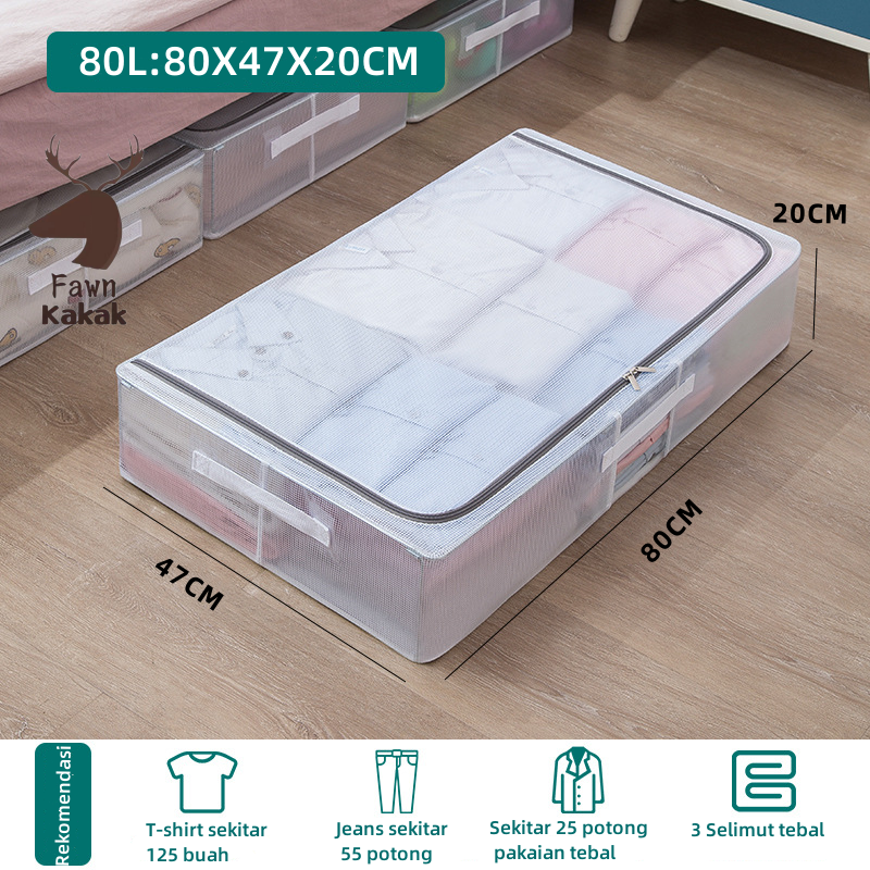 Jual Di Bawah Tempat Tidur Kotak Penyimpanan Tahan Air Dan Kelembaban Storage Box Dapat Dilipat 