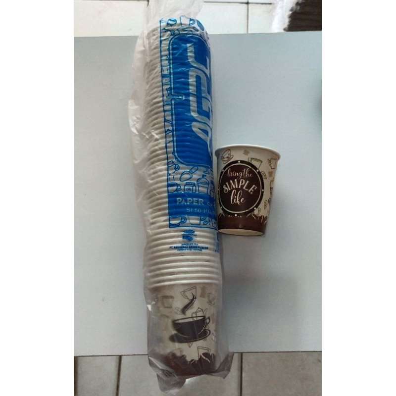 Jual PAPER CUP GELAS KOPI COCOK UNTUK MINUMAN PANAS TANPA TUTUPAN 220 ...