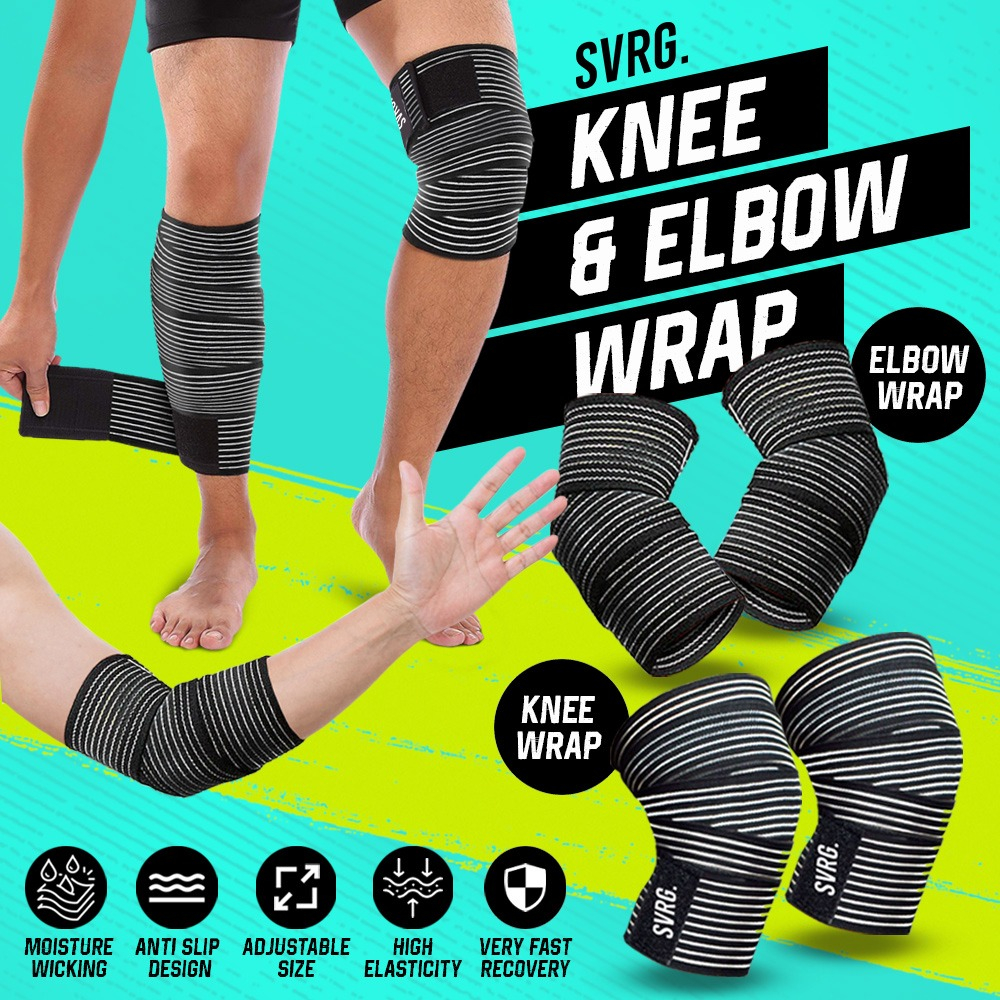 Jual SVRG. Adjustable Knee and Elbow Support Wrap Pelindung Siku