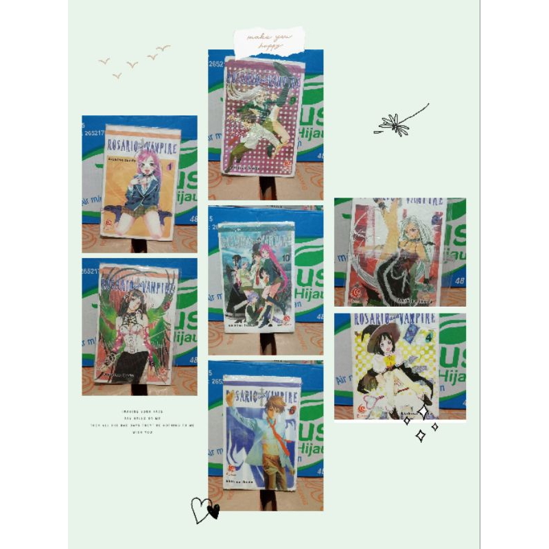Jual Komik rosario vampire 1,3,4,6,8,9,10 segel / komik rosario vampire ...