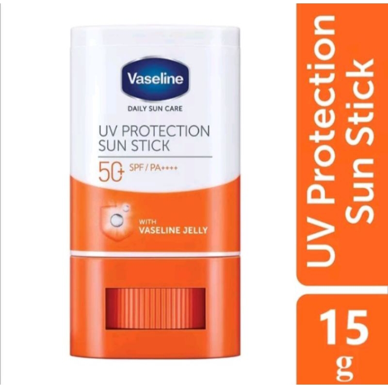 Jual vaseline daily sun care uv protection sun stick 50+ spf/pa++++ jelly 15g Shopee Indonesia