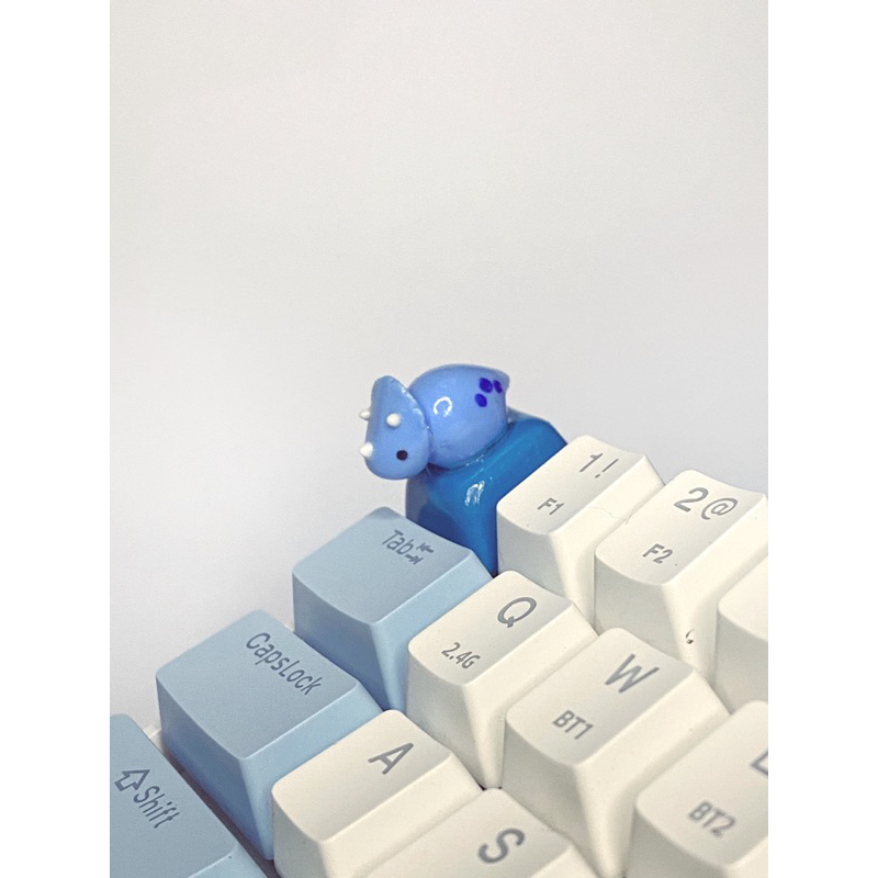 Jual Artisan Keycap Air Dry Clay Homemade | Keycaps R4 | Blue Dinosaur ...