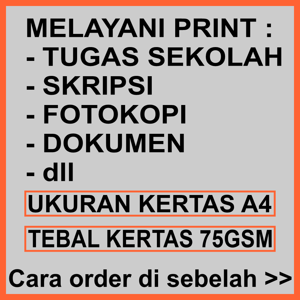 Jual Print Cetak Dokumen File ukuran A4 Hitam Putih Saja Black White ...