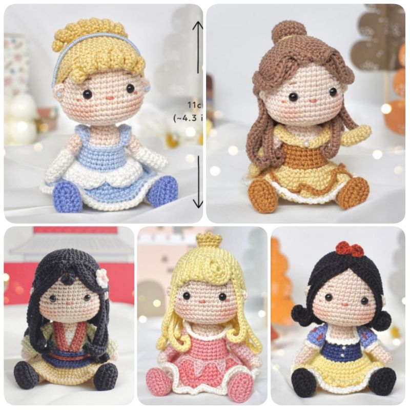 Jual {Crochet Pattern PDF File} CHDBR Little Princess Collection ...