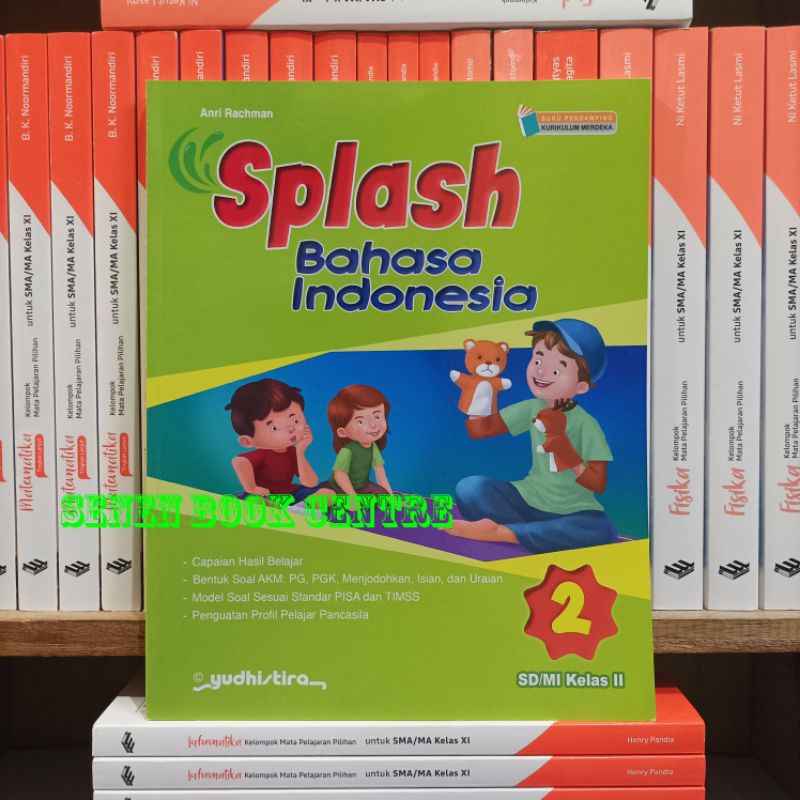 Jual Buku Splash Bahasa Indonesia Kelas 2 SD/Mi Kurikulum Merdeka ...