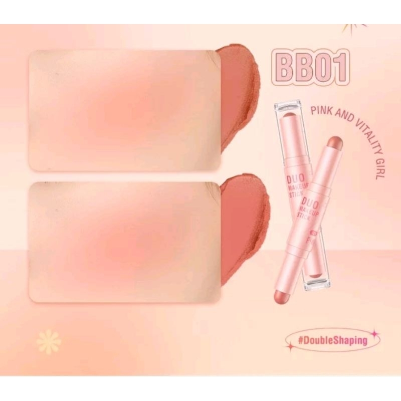 Jual PINKFLASH PF E-21 DUO MAKE UP STICK CONTOUR & HIGHLIGHTER | Shopee ...