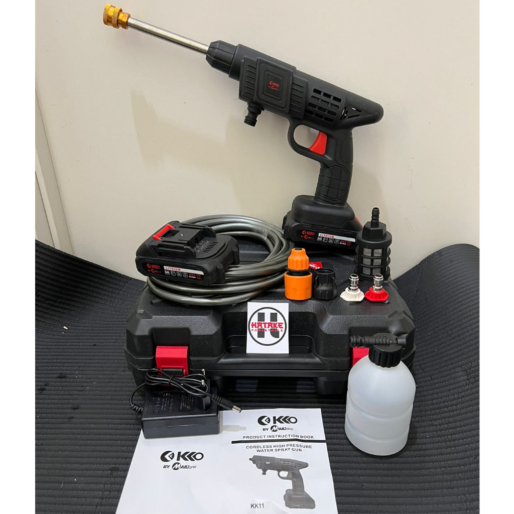 Jual Jet cleaner baterai 24V cordless mesin cuci jet washer mailtank ...