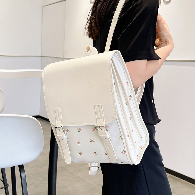 Jual Mismi Anaya Bag Tas Ransel Wanita Korean Style Flower Backpack