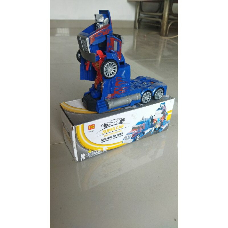 Jual Mobilan Transformer bisa jadi robot ukuran kecil Shopee Indonesia