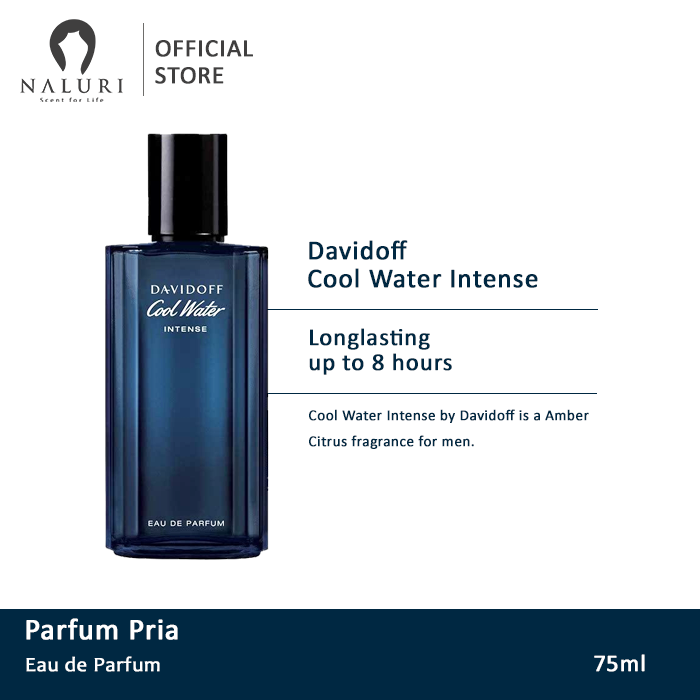 Jual Parfum Original Davidoff Cool Water Intense EDP For Men 75ml