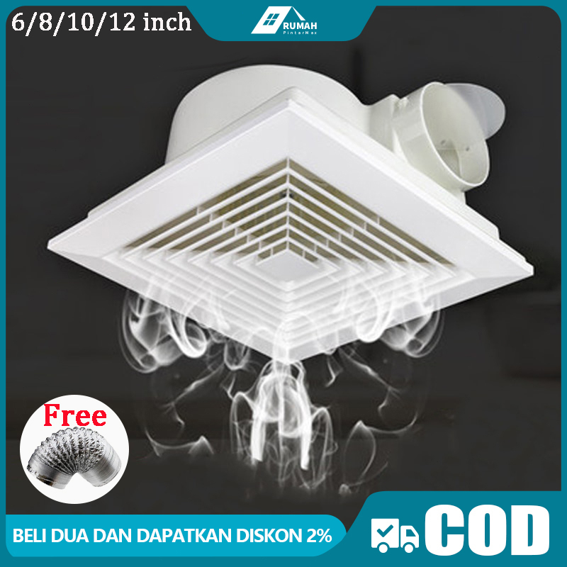 Jual Exhaust fan exhaust fan dinding exhaust fan kdk 6/8/10/12 inch ...