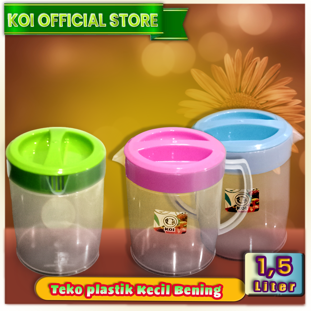 Jual Koi Official Teko Plastik Bening Teko Kecil Mini Water Jug Ceret 15l Shopee Indonesia 4721