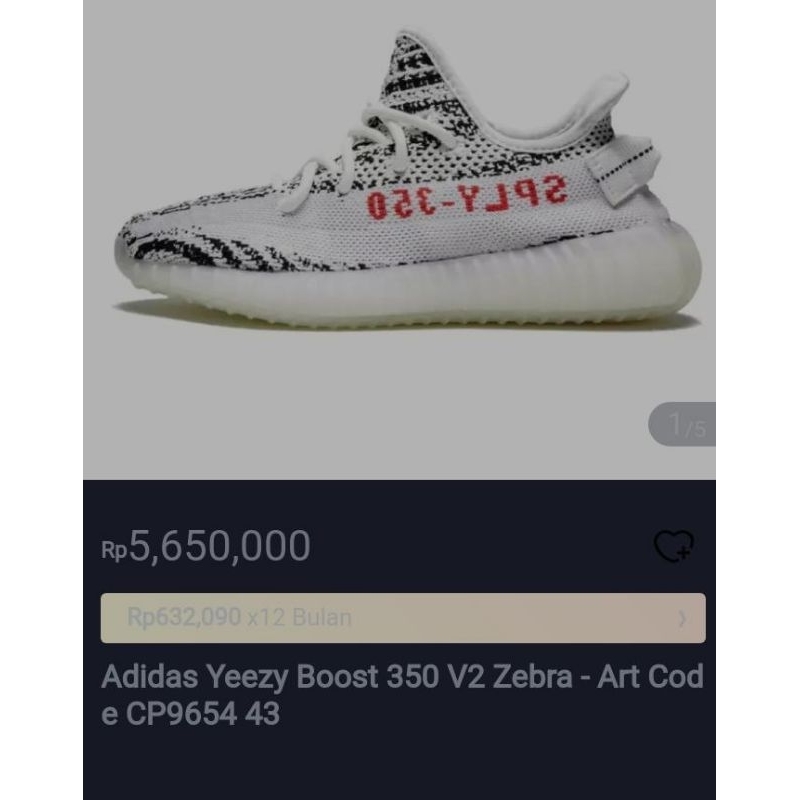 Harga sepatu adidas yeezy di clearance indonesia