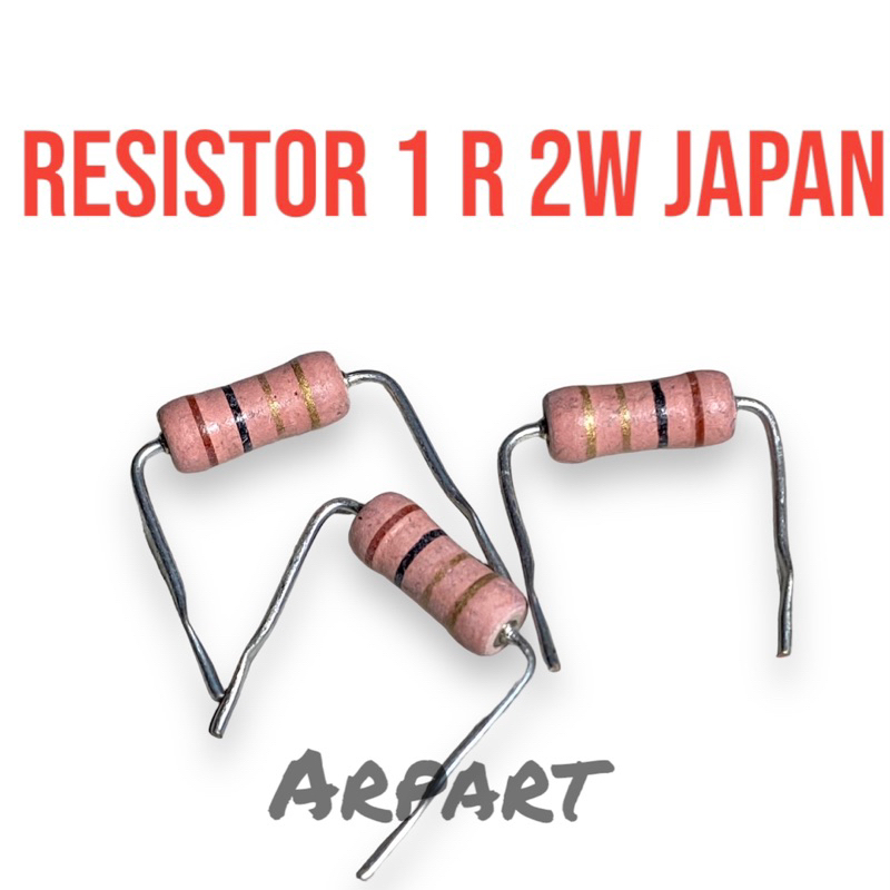 Jual resistor 1ohm 2watt japan bodi kecil | Shopee Indonesia