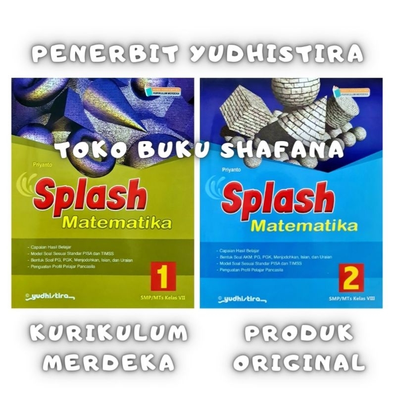 Jual Buku Splash Matematika Kelas 1 2 / 7 8 SMP/MTs Yudhistira ...