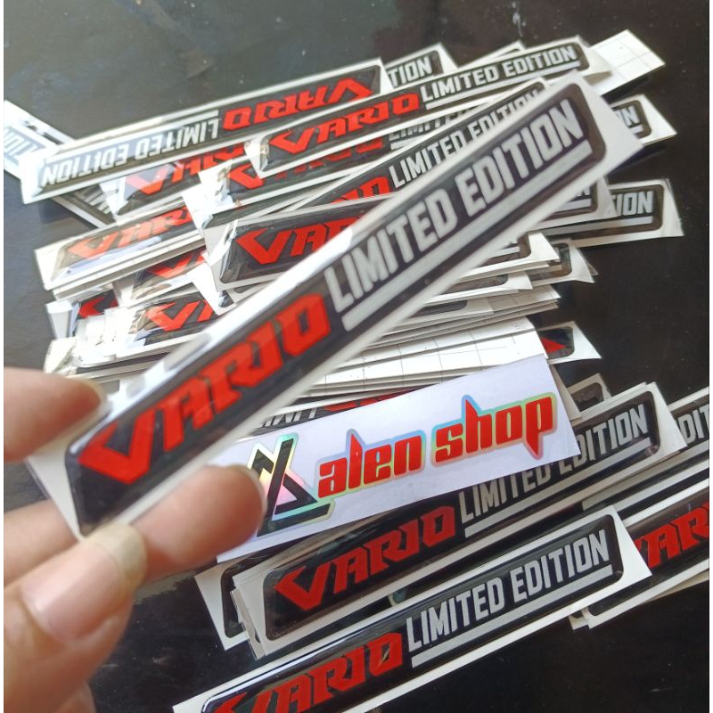 Jual Stiker Timbul Emblem D Vario Limited Edition Shopee Indonesia