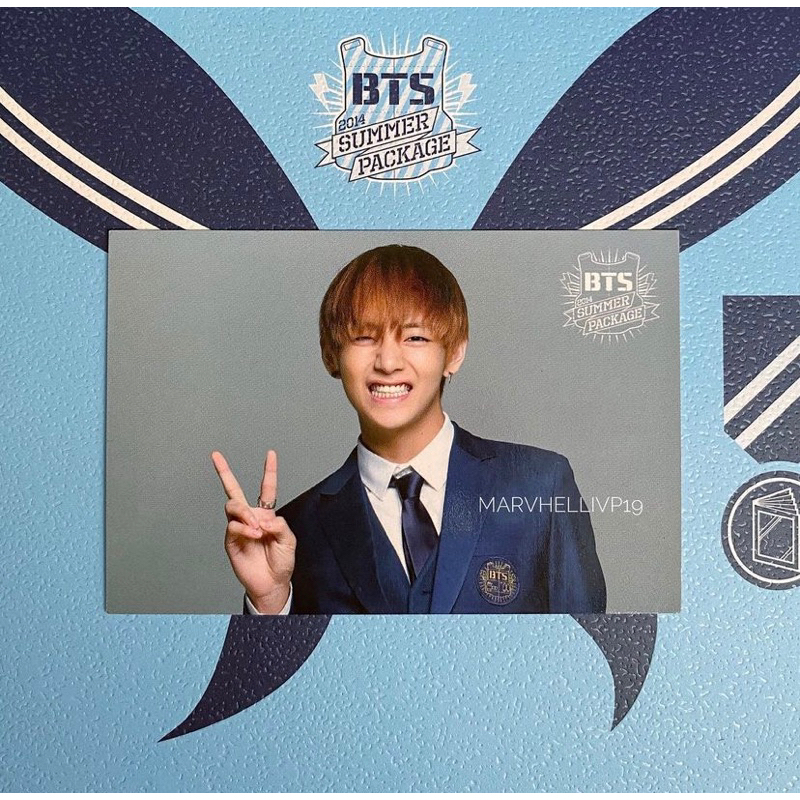 Jual RARE OFFICIAL BTS SUMMER PACKAGE 2014 V Taehyung Photocard