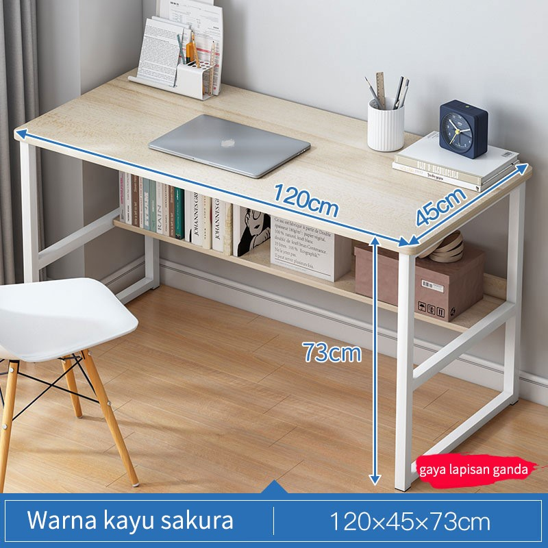 Jual SAKULA Meja Belajar 120cm Meja kantor Meja komputer Meja Kamar ...